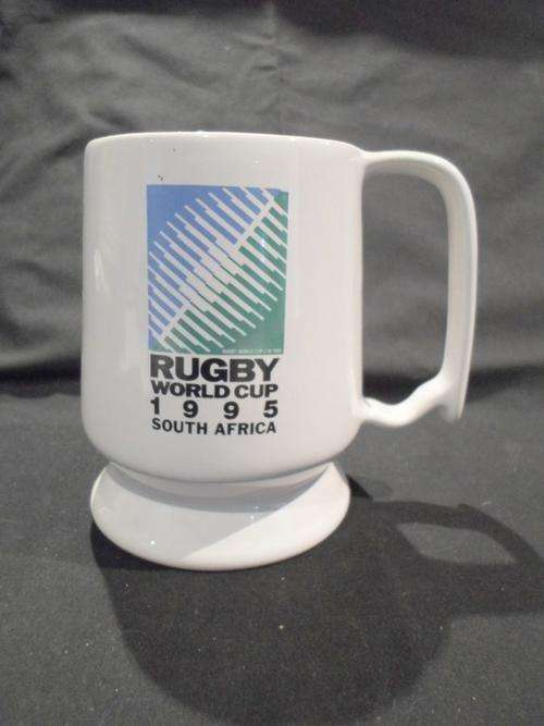 Rugby World Cup 1995 South African Beer Mug - Excellent Condition - Bid Now !